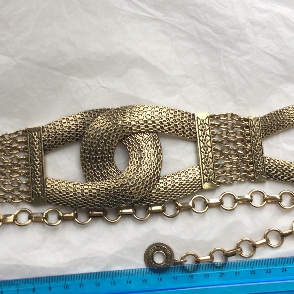 CHICO’S statement Gold-tone Belt - Picture 2 of 4